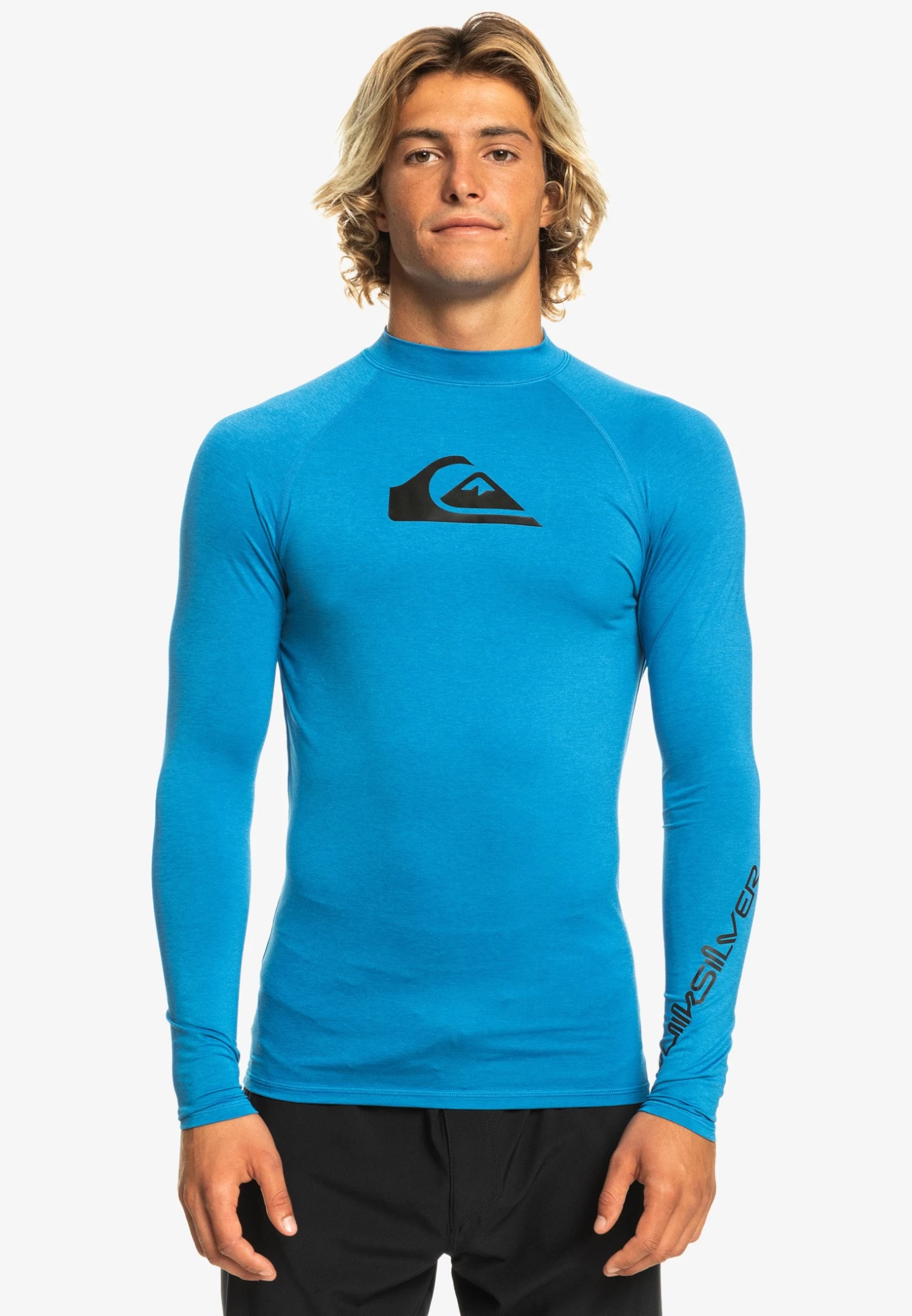 Quiksilver Alltime Surf - Surfshirt - Snorkel Blue Heather 3 Quiksilver Alltime Surf - Surfshirt - Snorkel Blue Heather