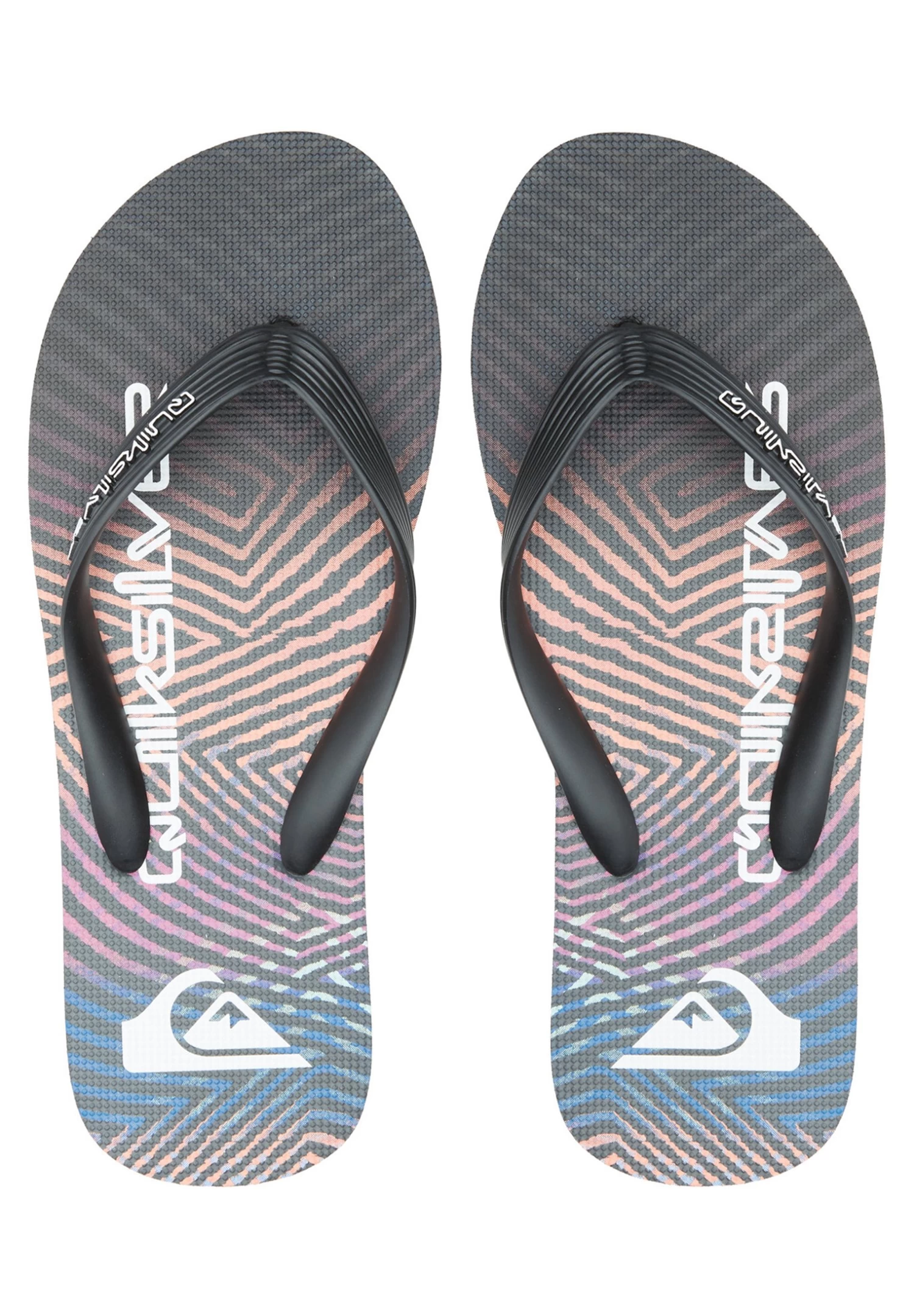 Quiksilver Molokai Wordblock- Teensandalen - Black Black Pink 5 Quiksilver Molokai Wordblock- Teensandalen - Black Black Pink - Afbeelding 3