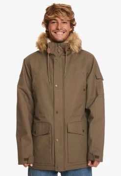 Quiksilver Trip - Résistante- Parka - Khaki