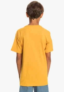 Quiksilver In Shapes - T-Shirt Print - Bright Gold -Kleding Verkoop 07b944eea39c4da6851612f957205e87