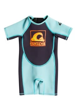 Quiksilver Kurzärmliger Back-Zip - Wetsuit - Black Jet Blue