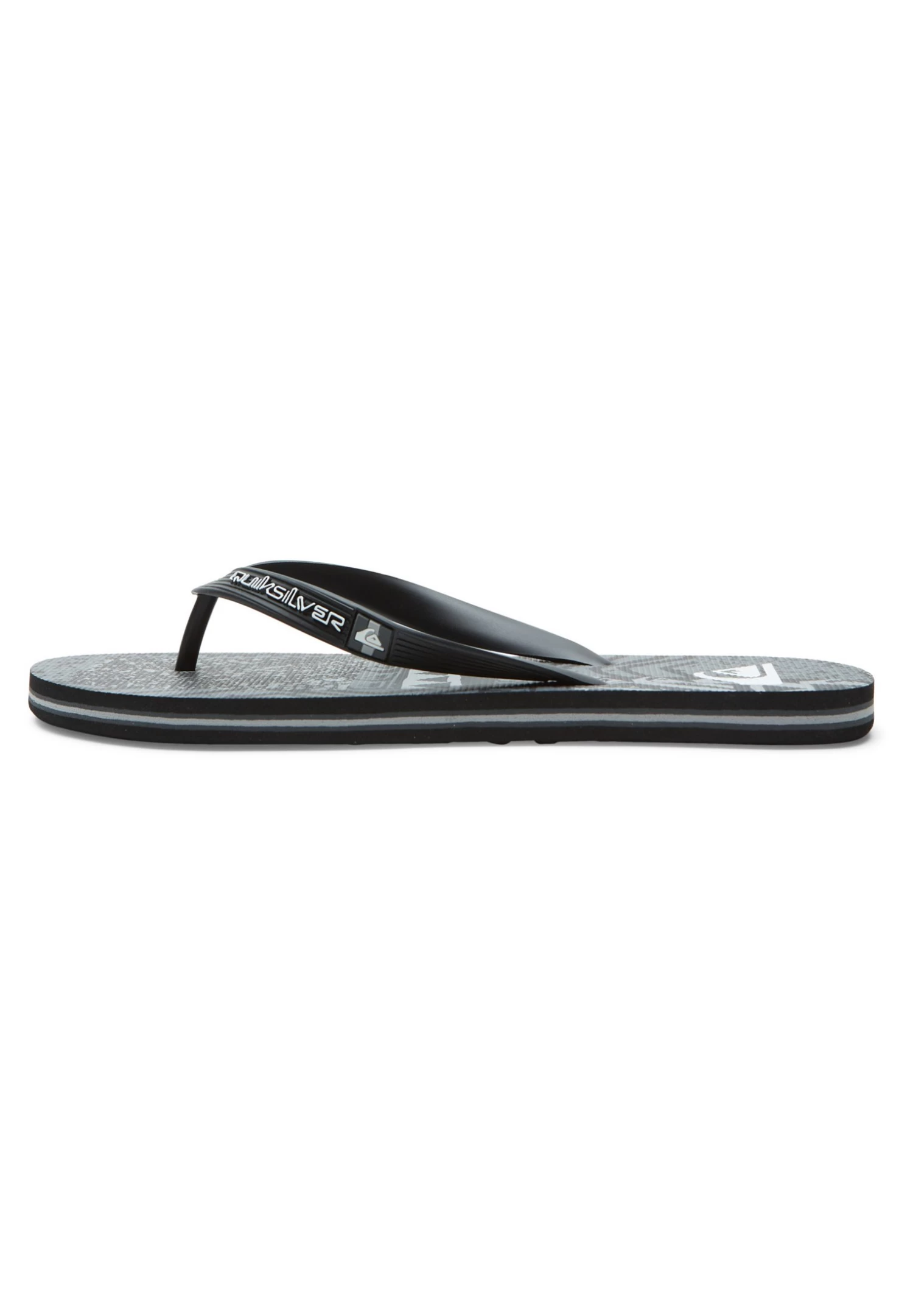 Quiksilver Molokai Art - Teensandalen - Black Black Grey 3 Quiksilver Molokai Art - Teensandalen - Black Black Grey