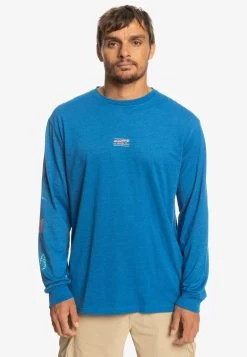 Quiksilver Fragment Of Nature Ls - Longsleeve - Snorkel Blue