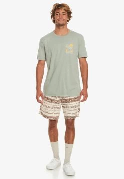 Quiksilver Summerhope- T-Shirt Print - Green -Kleding Verkoop 1052fe2e68944402abb51260d68e7f1f