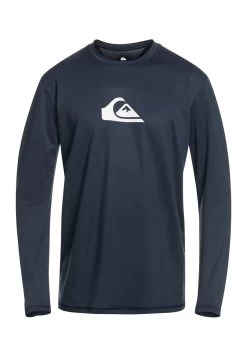 Quiksilver Solid Streak Surf Longsleeve Mit Upf 50 - Longsleeve - Navy Blazer