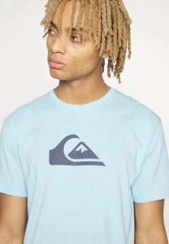 Quiksilver Complogo Byj0 - T-Shirt Print - Sky Blue -Kleding Verkoop 14f6fed996c5401685e66cb3293593dd