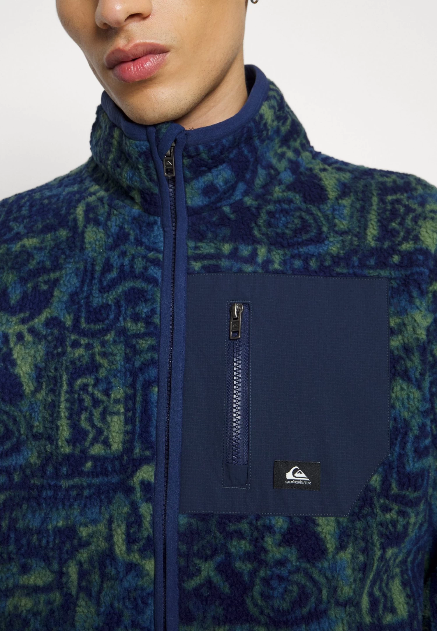 Quiksilver Clean Coasts- Fleecejas - Naval Academy Vintage 10 Quiksilver Clean Coasts- Fleecejas - Naval Academy Vintage - Afbeelding 8