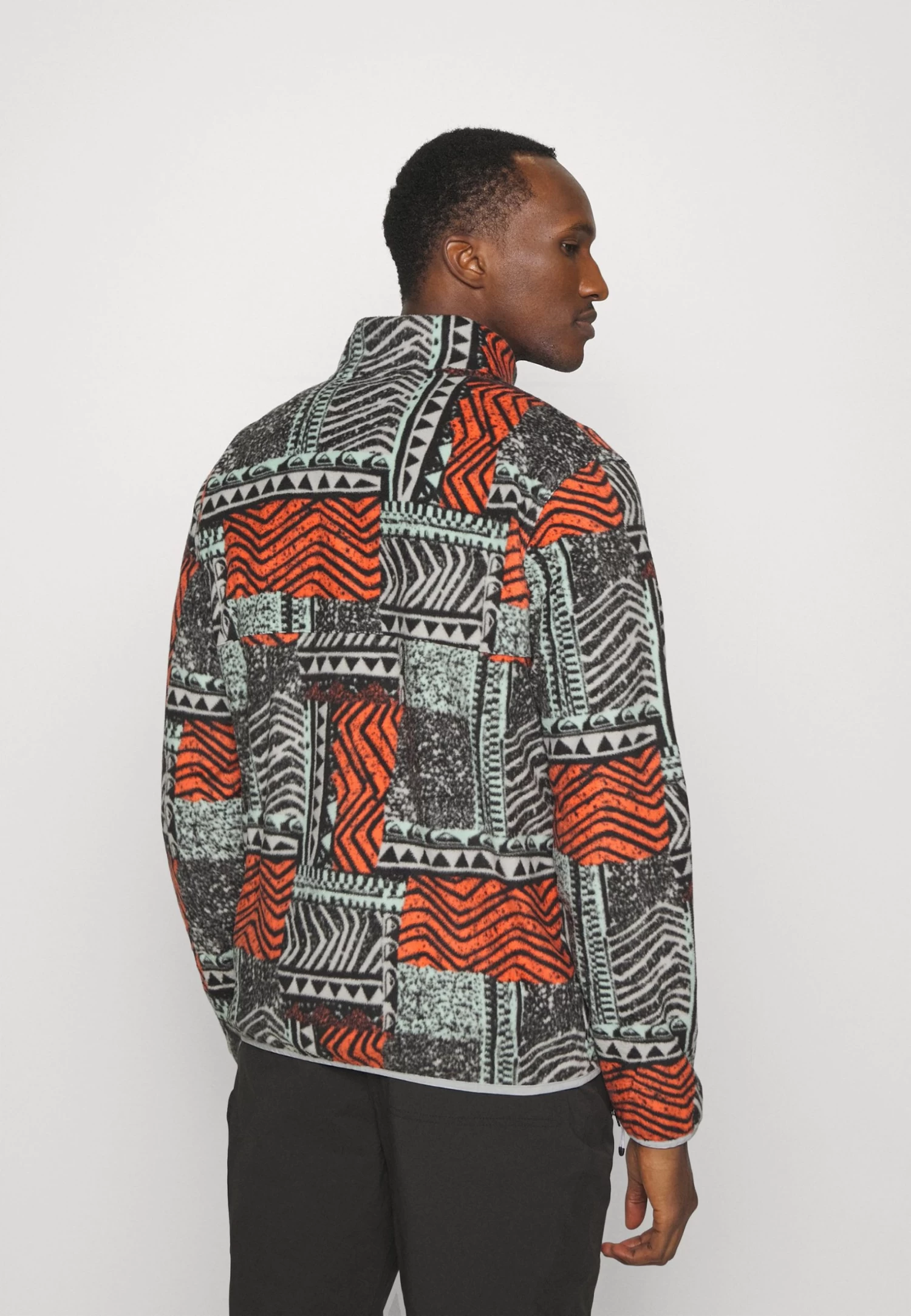 Quiksilver No Destination Half Snap - Fleece Trui - Fresh Salmon Blown Out 5 Quiksilver No Destination Half Snap - Fleece Trui - Fresh Salmon Blown Out - Afbeelding 3