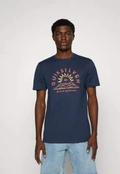 Quiksilver Touch Of Paradise 2 Pack- T-Shirt Print - Naval Academy/Baked Clay -Kleding Verkoop 1e18685634c74556a1d1d49f2e3d3d53
