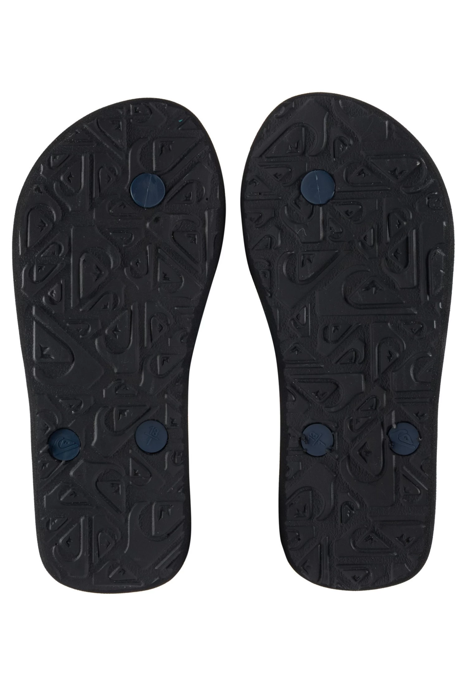 Quiksilver Molokai - Teenslippers - Black Black Grey 6 Quiksilver Molokai - Teenslippers - Black Black Grey - Afbeelding 4