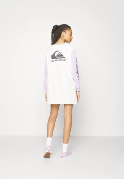 Quiksilver Uni Tee Dress Screen- Jerseyjurk - Birch -Kleding Verkoop 2139c7d3c71e44bc8b04c9690bc1126b