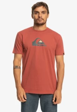 Quiksilver Complogo Byj0 - T-Shirt Print - Marsala