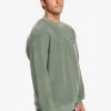 Quiksilver Ocean View Crew - Fleece Trui - Laurel Wreath -Kleding Verkoop 2b794af892144bc2a10b455edfa9c6ec