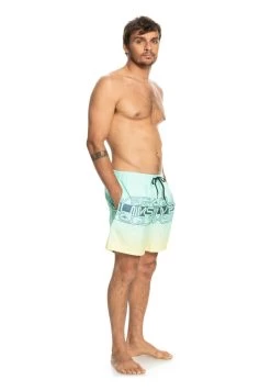 Quiksilver Everyday Wordblock Volley 17 - Zwemshorts - Beach Glass -Kleding Verkoop 3249c9f4d36647178f50c7c1c62cc25d