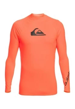 Quiksilver Alltime Surf - Surfshirt - Fiery Coral