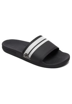 Quiksilver Rivi Slide - Badslippers - Black/White -Kleding Verkoop 37de1a2d67c8492fad9e4c2670715389