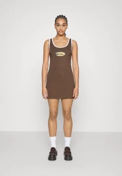Quiksilver Uni Tank Dress - Etui-Jurk - Brown-Smu