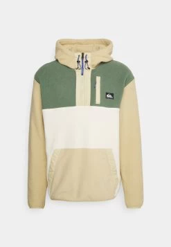 Quiksilver Ocean View Mix Up Hoody - Sweater Met Rits - Pale Khaki -Kleding Verkoop 4365cf36cb6c468daa99a504dfe2e45e
