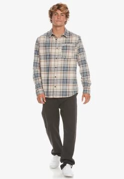 Quiksilver Banchor-Langärmliges - Overhemd - Beige -Kleding Verkoop 444a43d6e40646b1bba13cffbbdecffb