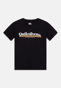Quiksilver Between The Lines Ss Yth - T-Shirt Print - Black