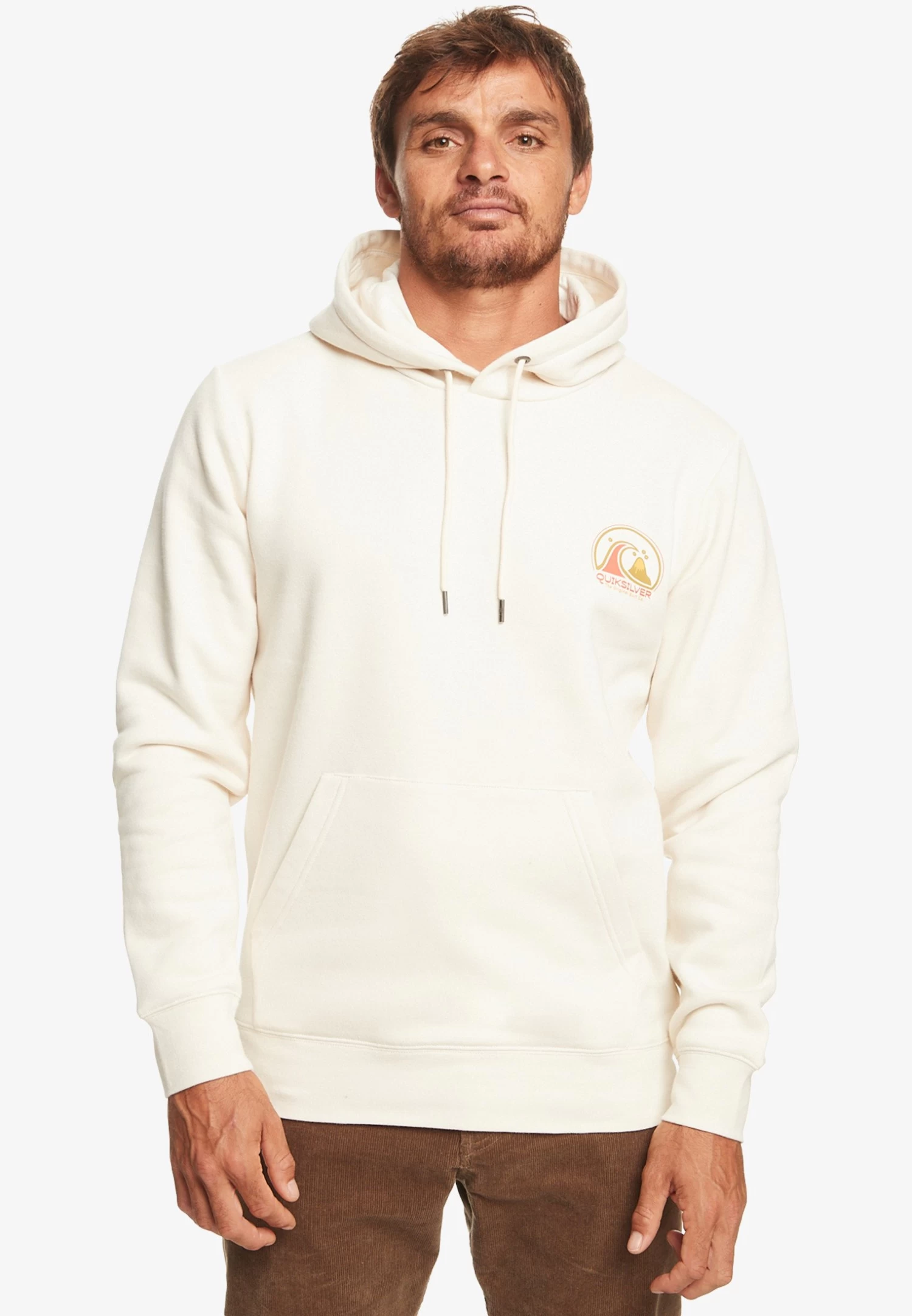 Quiksilver Clean Circle - Hoodie - White 5 Quiksilver Clean Circle - Hoodie - White - Afbeelding 3