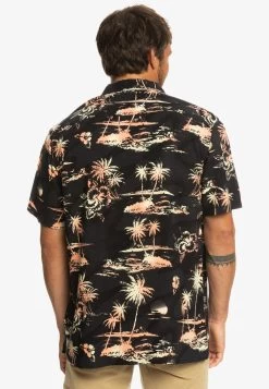Quiksilver Airflow - Kurzärmliges - Overhemd - Black Airflow -Kleding Verkoop 567c2ceddb534742bfd21bd75f220d5c