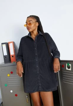 Quiksilver Uni Dress - Blousejurk - Dark Grey