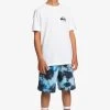 Quiksilver Nice Days Ss Yth - T-Shirt Print - White -Kleding Verkoop 60b3ab1be57e48ab97cc5d7910013338