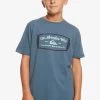 Quiksilver Mind Barrel - T-Shirt Print - Blue -Kleding Verkoop 65951a68618d483881fbf5e480d1a6db