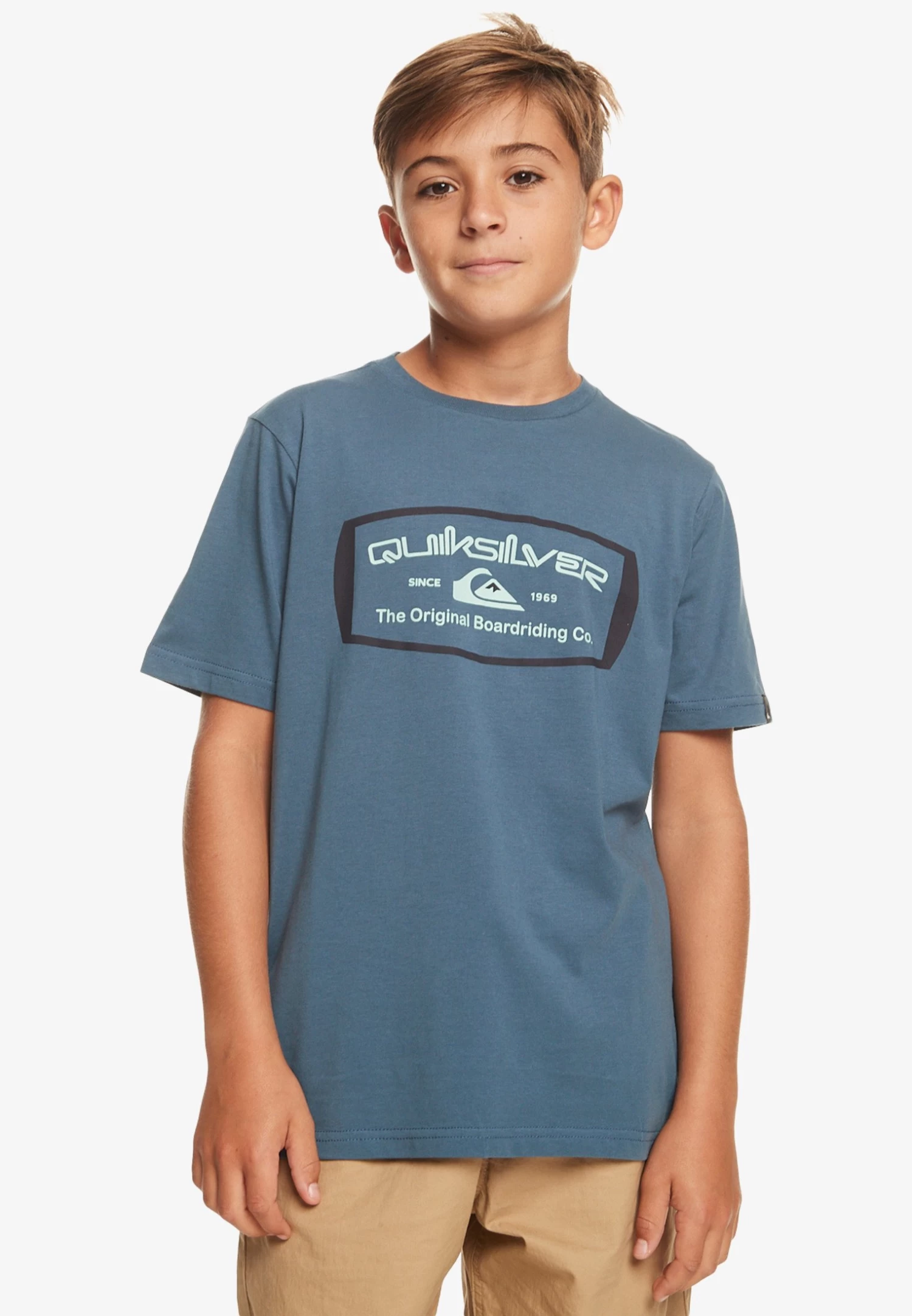 Quiksilver Mind Barrel - T-Shirt Print - Blue 3 Quiksilver Mind Barrel - T-Shirt Print - Blue