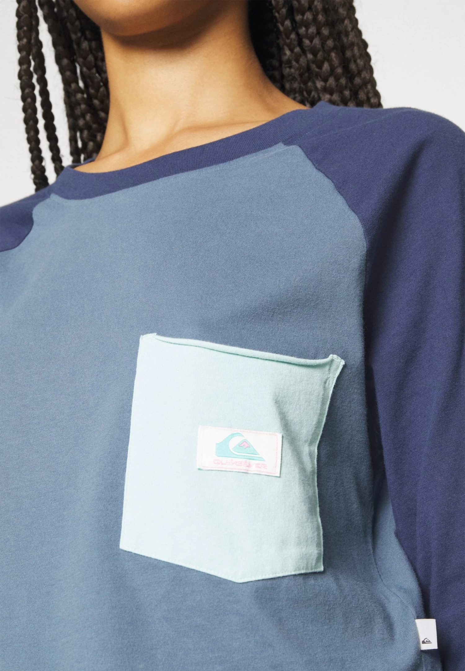 Quiksilver Uni Block Tee - Longsleeve - Bering Sea 9 Quiksilver Uni Block Tee - Longsleeve - Bering Sea - Afbeelding 7