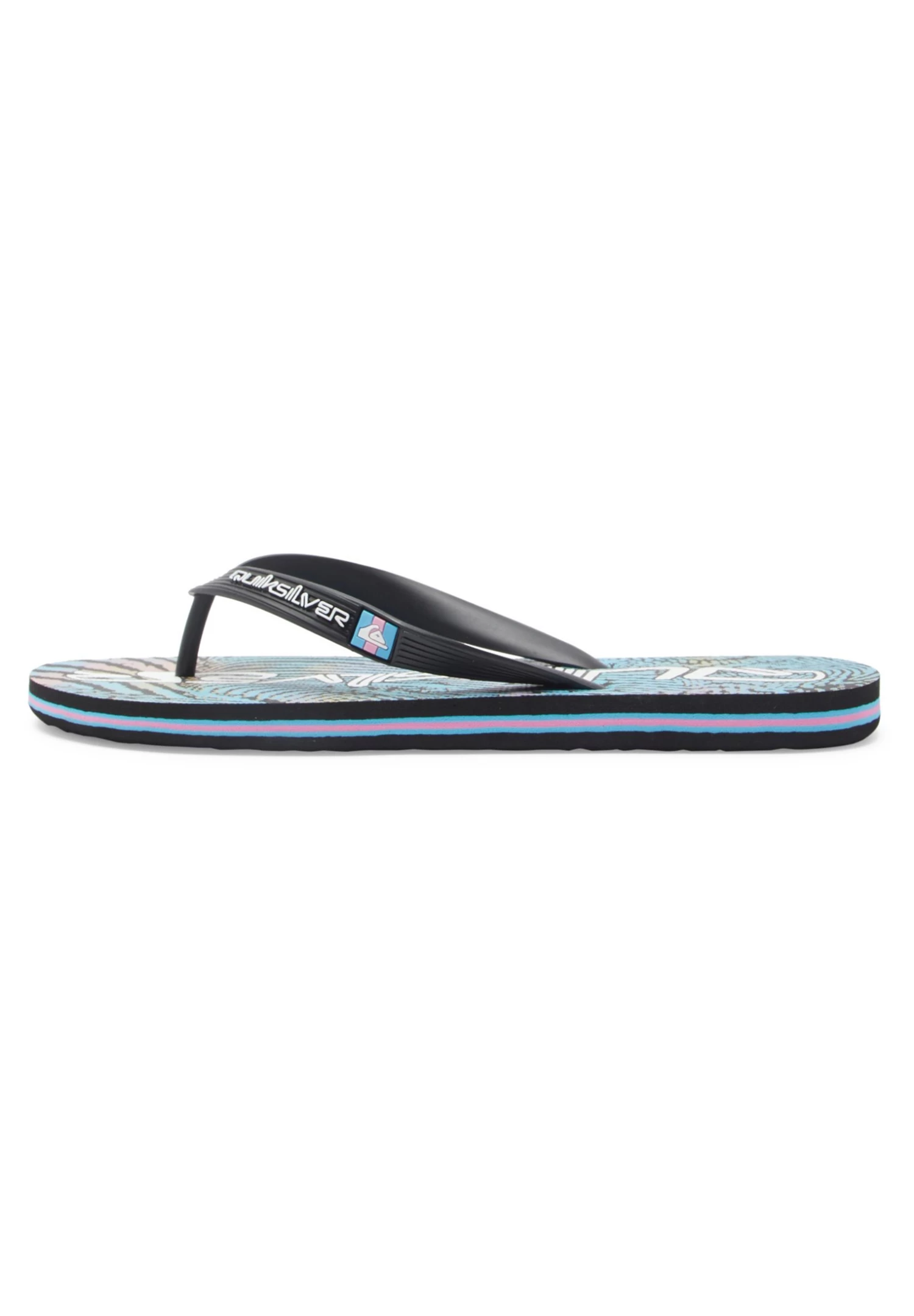 Quiksilver Molokai Art - Teensandalen - Black Pink Blue 3 Quiksilver Molokai Art - Teensandalen - Black Pink Blue