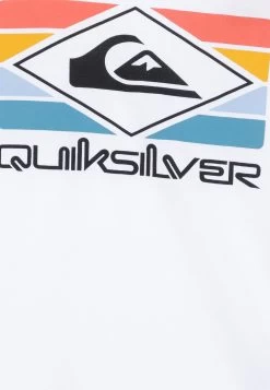 Quiksilver Rainbow Tee - T-Shirt Print - White -Kleding Verkoop 73dd6a86b78a4856812cf6dcd52c569e