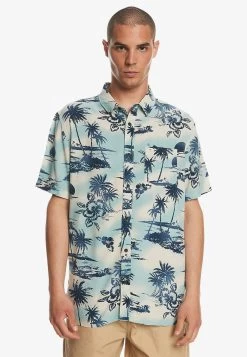 Quiksilver Airflow - Kurzärmliges - Overhemd - Beach Glass Airflow
