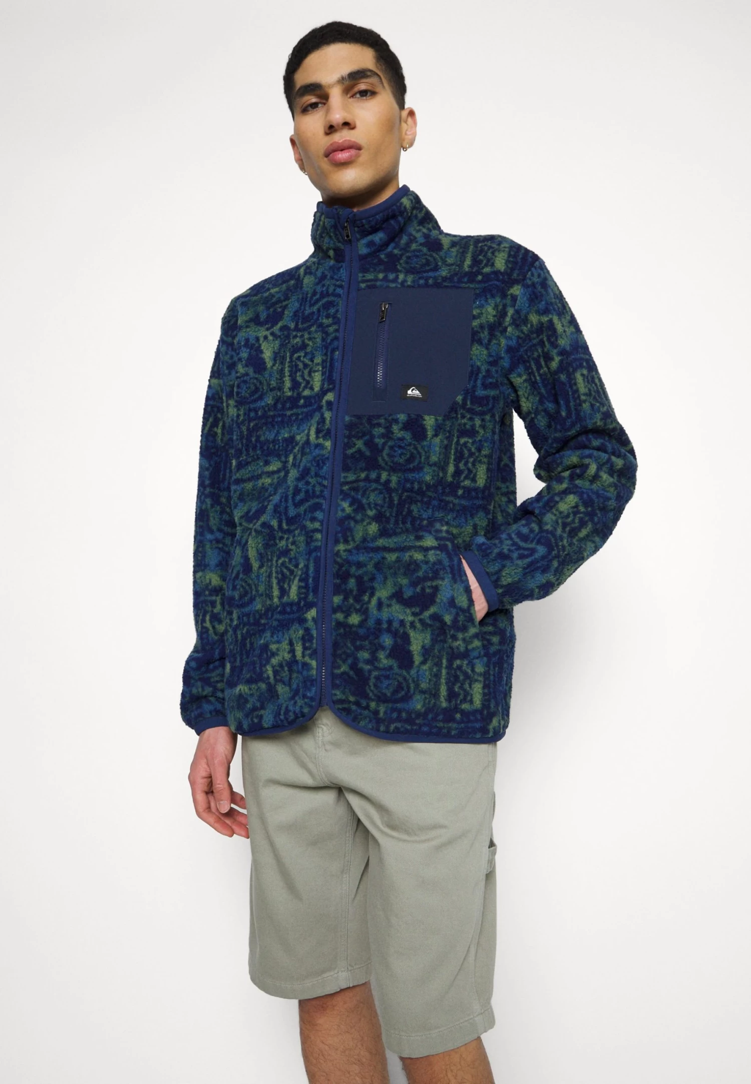 Quiksilver Clean Coasts- Fleecejas - Naval Academy Vintage 8 Quiksilver Clean Coasts- Fleecejas - Naval Academy Vintage - Afbeelding 6