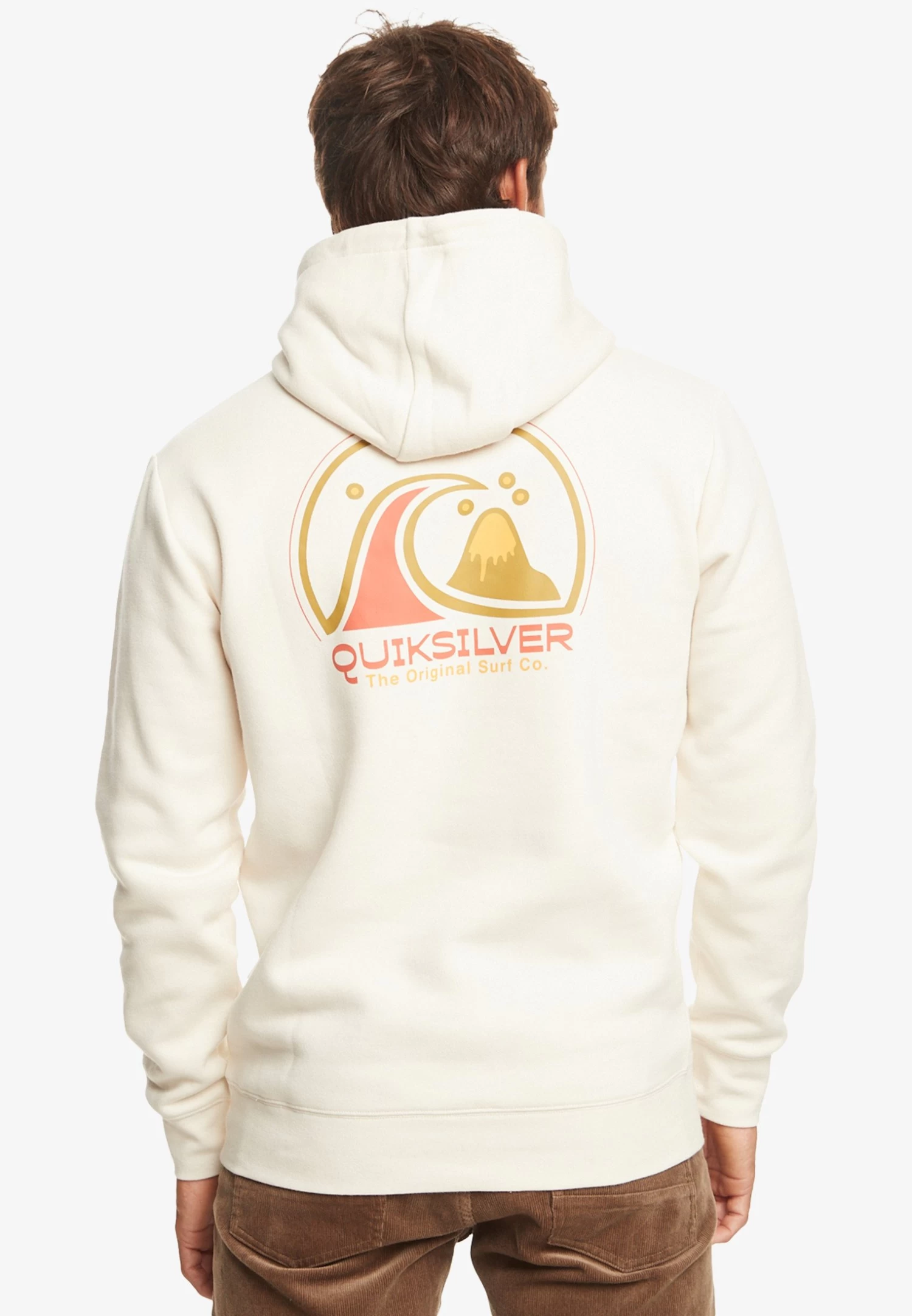 Quiksilver Clean Circle - Hoodie - White 3 Quiksilver Clean Circle - Hoodie - White