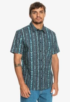 Quiksilver Tracks - Kurzärm - Overhemd - Midnight Navy Tracks