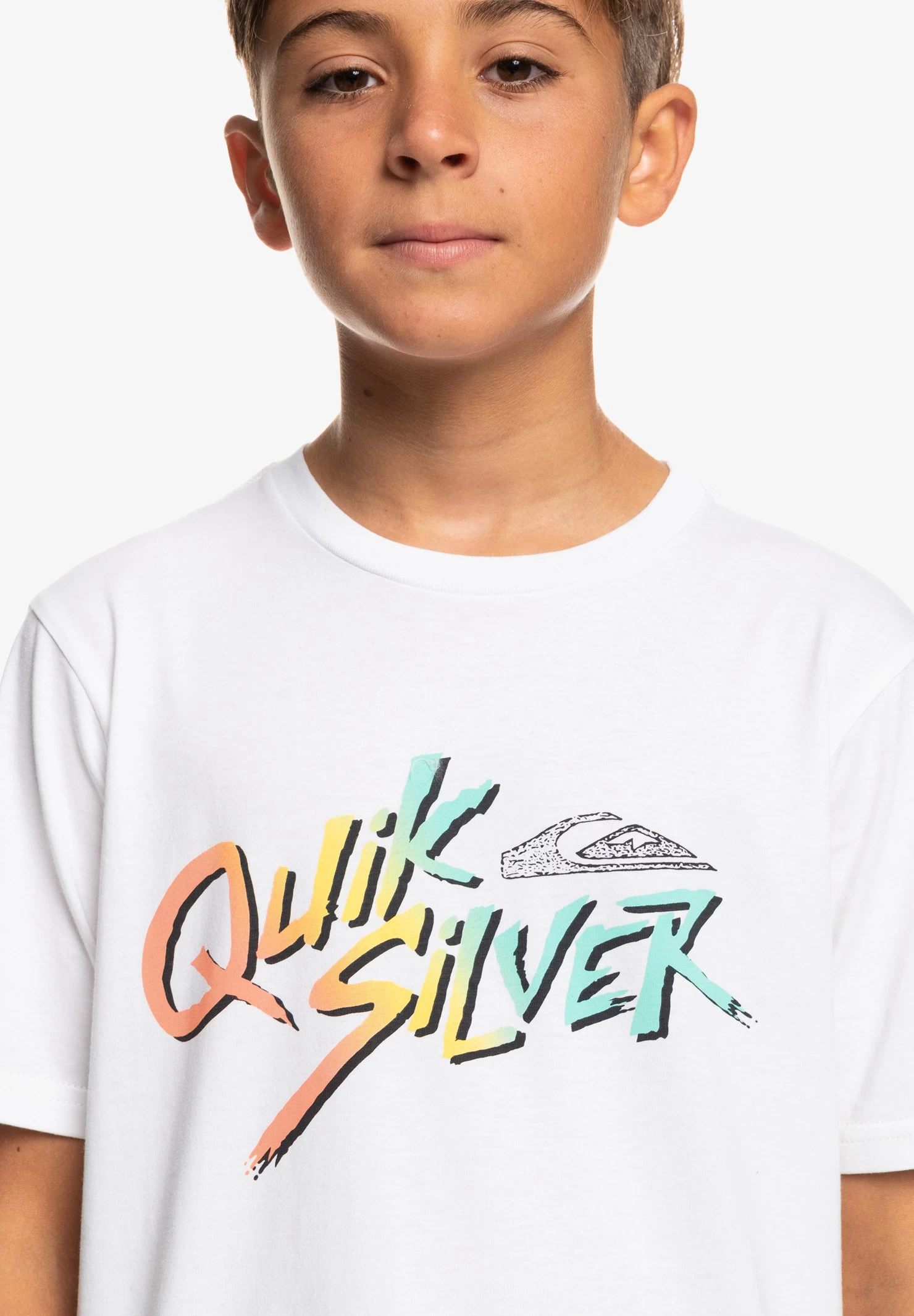 Quiksilver Signature Move Ss Yth - T-Shirt Print - White 6 Quiksilver Signature Move Ss Yth - T-Shirt Print - White - Afbeelding 4