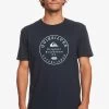 Quiksilver Circle Trim - T-Shirt Print - Dark Blue -Kleding Verkoop 844760c8956e4ef9b67b672aaef0c4d0