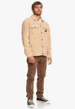 Quiksilver SherpaOtlr Ckk0 - Fleecejas - Beige -Kleding Verkoop 857386e6f5434351a2a368b81ac2b0d6