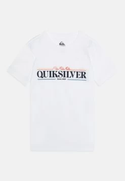 Quiksilver Gradient Line Tees - T-Shirt Print - White