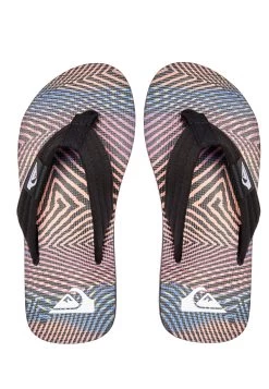 Quiksilver Molokai Layback - Teensandalen - Black Orange Grey -Kleding Verkoop 8bbe36fdfdc04185bfbea6ba55cad795