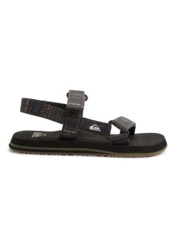 Quiksilver Monkey Caged - Sandalen - Black Blue Green -Kleding Verkoop 9298ec6b2e09469c9b2f469c104687ce