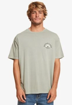Quiksilver State Of Mind- T-Shirt Print - Green -Kleding Verkoop 9447fd1335b6411eb2475a8bc99033af