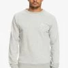 Quiksilver Essentials Raglan- Sweater - Light Grey Heather -Kleding Verkoop 9bfca70f3d3140b49ed56acdd0f1db14