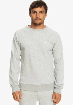 Quiksilver Essentials Raglan- Sweater - Light Grey Heather