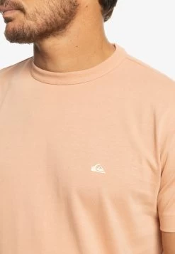 Quiksilver Essentials Ss - T-Shirt Basic - Cafe Creme -Kleding Verkoop 9d0eed94a4d94704bc1a746568810181