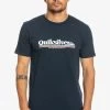 Quiksilver Between The Lines Ss - T-Shirt Print - Navy Blazer -Kleding Verkoop a4397620ecae41c38887049be83facb8