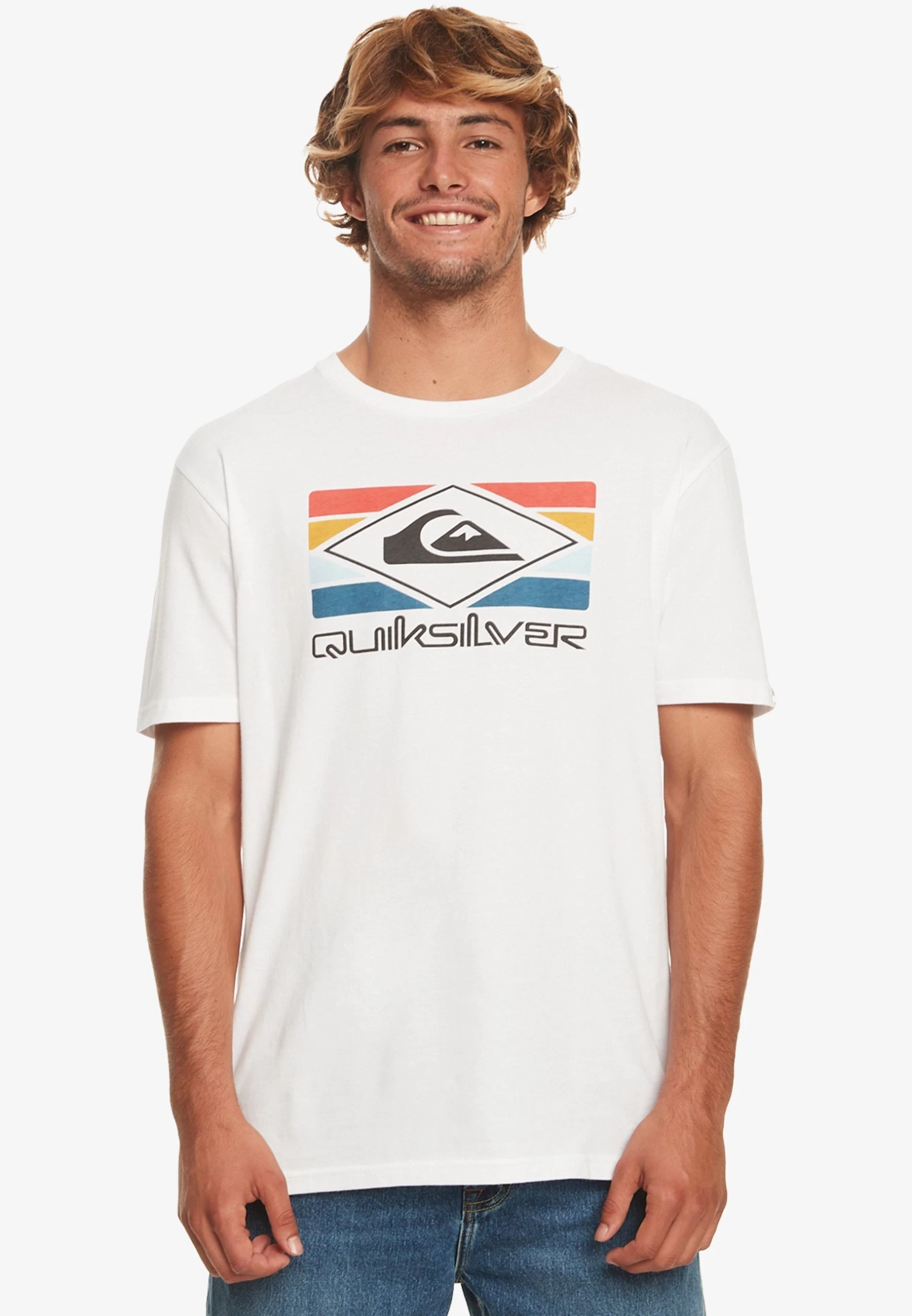 Quiksilver Rainbow- T-Shirt Print - Wbb 3 Quiksilver Rainbow- T-Shirt Print - Wbb