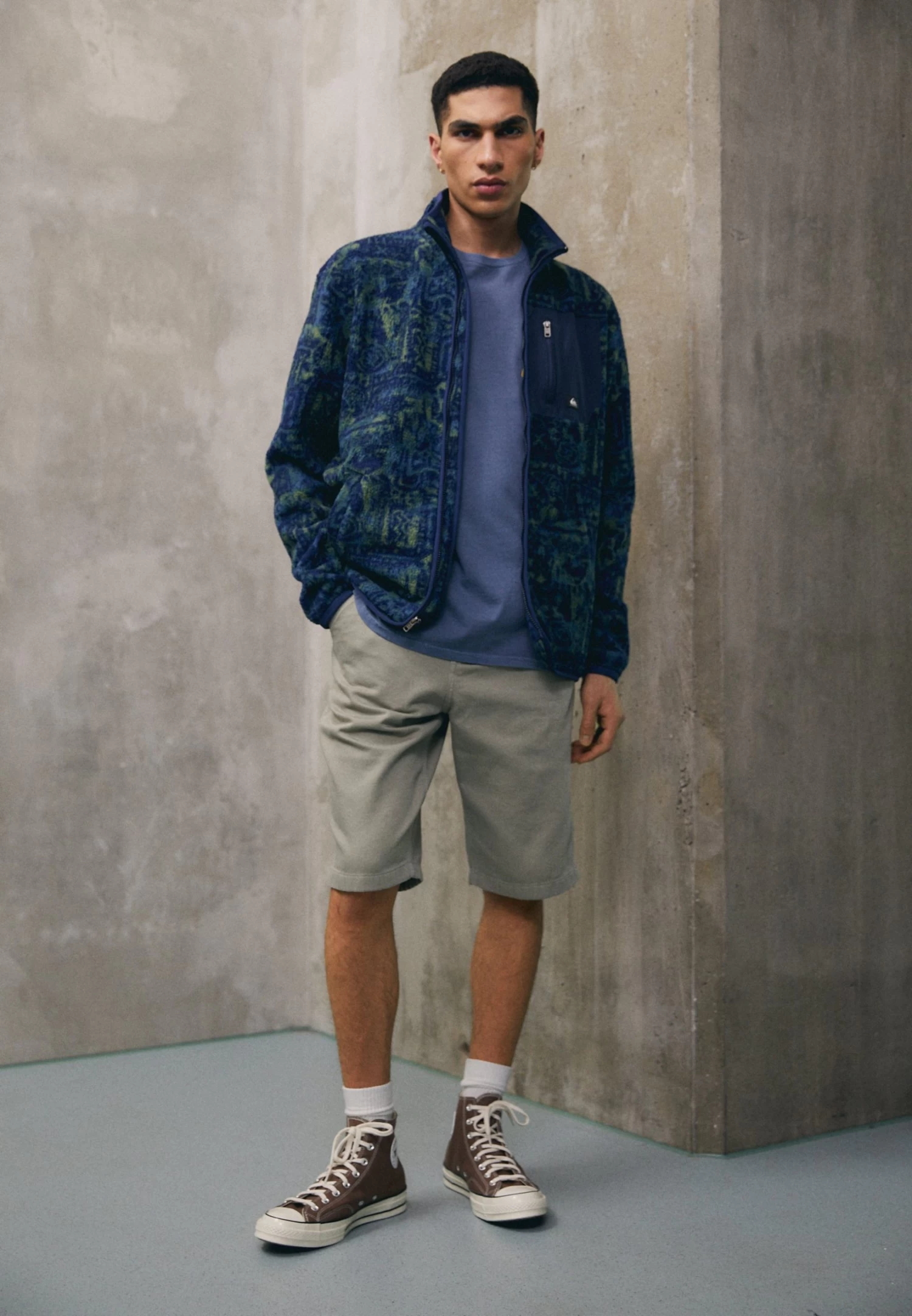 Quiksilver Clean Coasts- Fleecejas - Naval Academy Vintage 4 Quiksilver Clean Coasts- Fleecejas - Naval Academy Vintage - Afbeelding 2